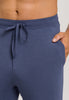 75040 Casuals Long Pants - 2898 Slate Blue Melange