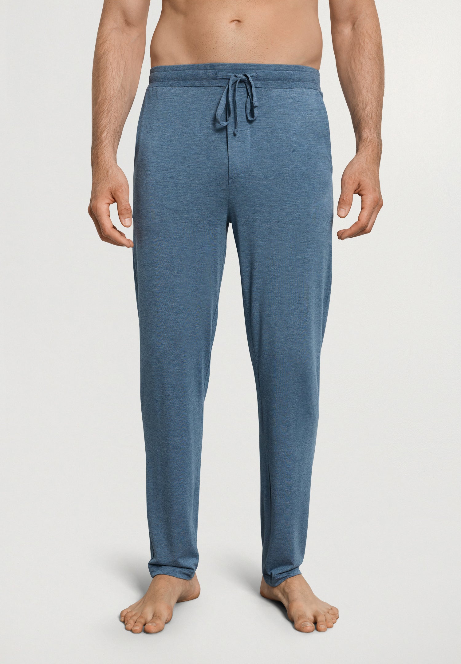 Casuals Long Pants | Retro Blue Melange 75040-3082