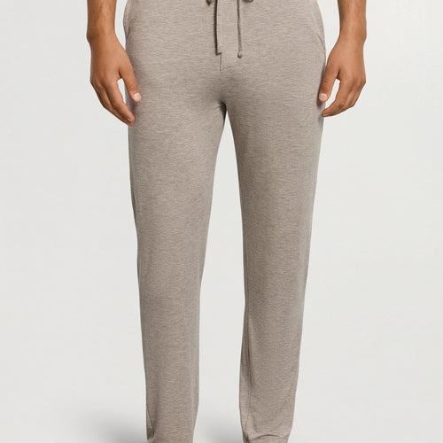 Casuals Long Pants | Hazelnut Melange 75040-3115