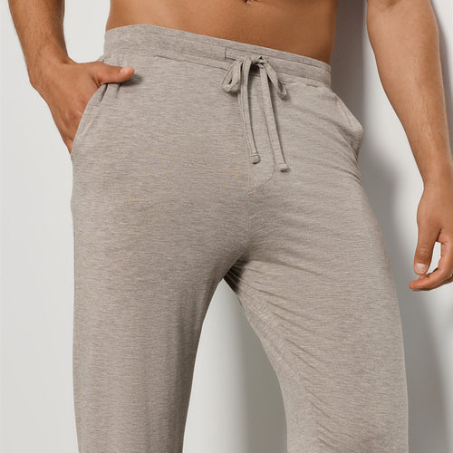 Casuals Long Pants | Hazelnut Melange 75040-3115