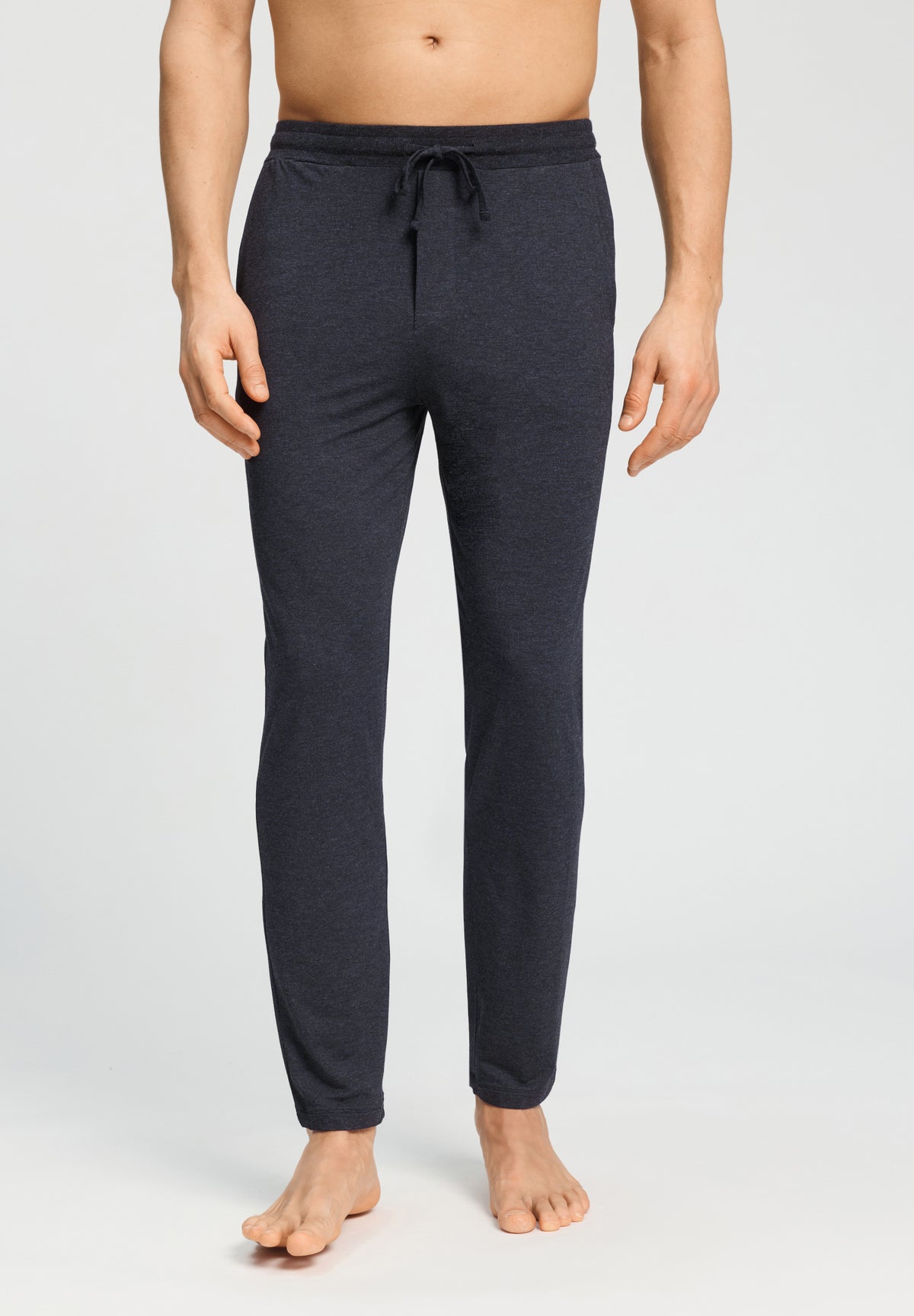 Casuals Drawstring Pants | Charcoal Melange 75040-3132