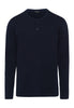 75046 Living Shirts Long Sleeve Henley - 1610 Deep Navy