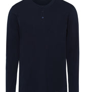 75046 Living Shirts Long Sleeve Henley - 1610 Deep Navy