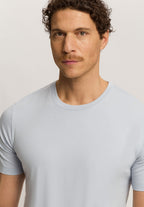 Living Shirts Jersey Cotton Crew Neck T-Shirt | White Topaz 75050-2125