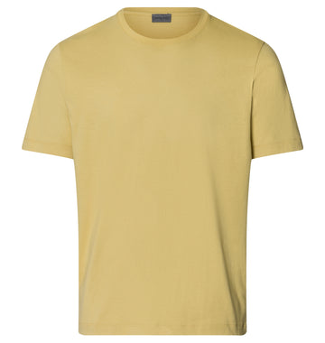 Living Shirts Jersey Cotton Crew Neck T-Shirt | Straw 75050-2248