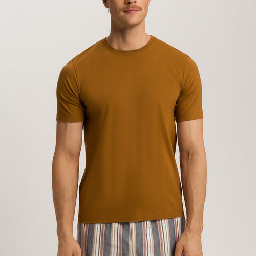 Living Shirts Jersey Cotton Crew Neck T-Shirt | Tapenade 75050-2267