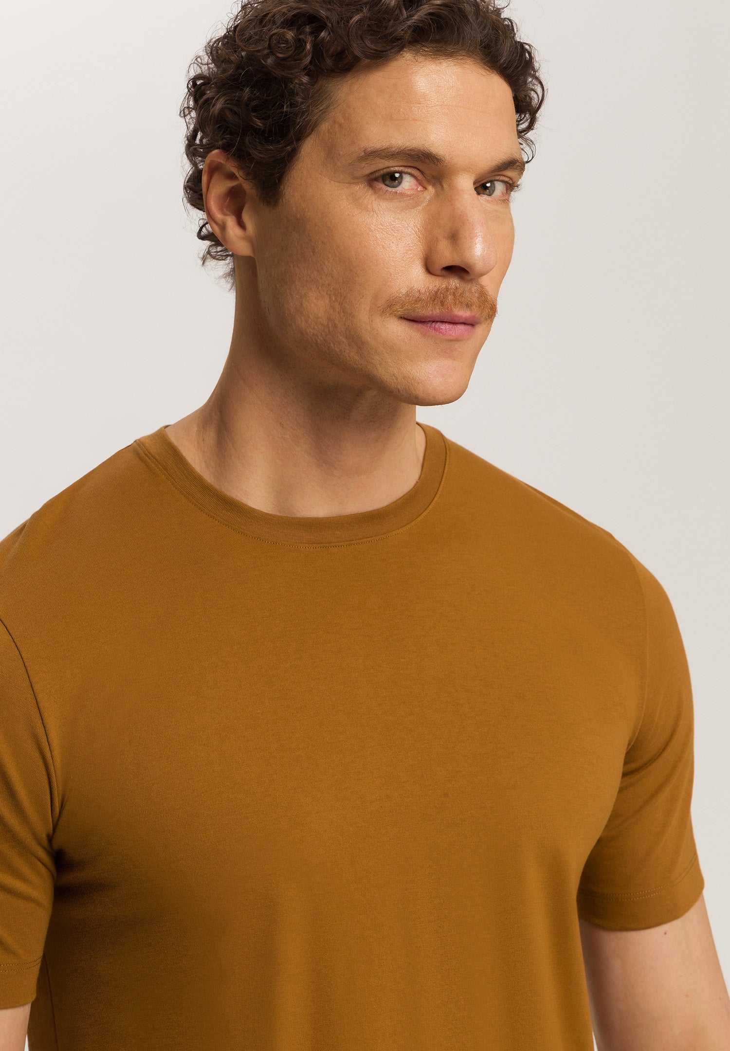 Living Shirts Jersey Cotton Crew Neck T-Shirt | Tapenade 75050-2267