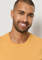 Living Shirts Cotton Crew Neck T-Shirt | Pastel Pumpkin 75050-2278