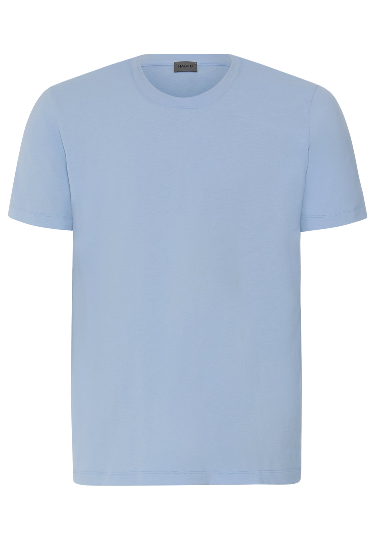 Living Shirts Cotton Crew Neck T-Shirt | Cashmere Blue 75050-2587