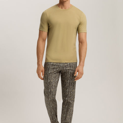 Living Shirts Jersey Cotton Crew Neck T-Shirt | Cardamom 75050-2728