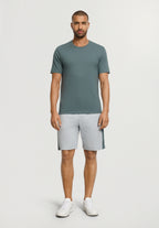 Living Shirts Cotton Crew Neck T-Shirt | Studio Green 75050-2739