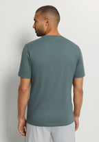 Living Shirts Cotton Crew Neck T-Shirt | Studio Green 75050-2739