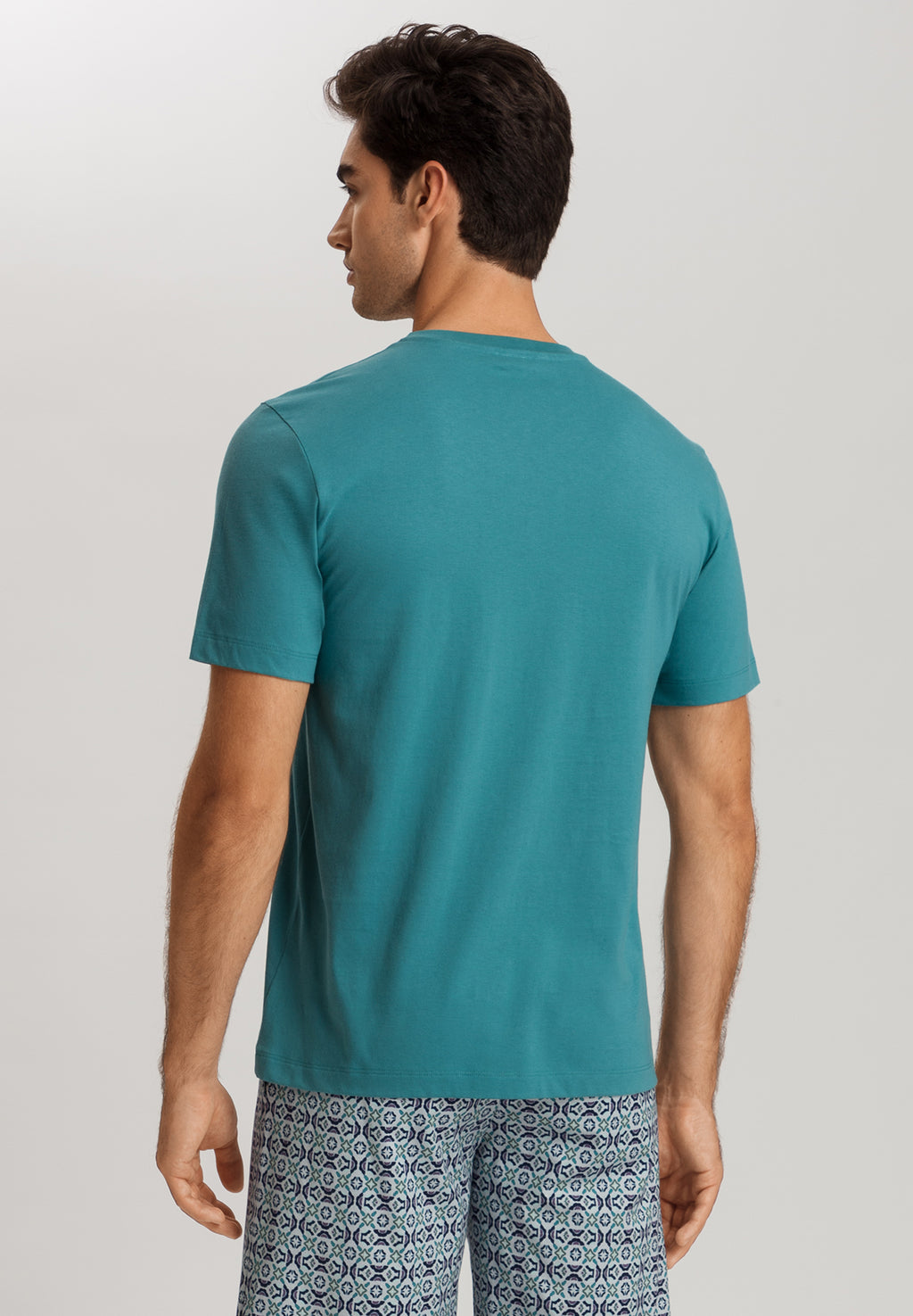 Living Shirts Jersey Cotton Crew Neck T-Shirt | Mountain Water 75050-2740