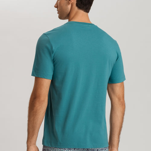 Living Shirts Jersey Cotton Crew Neck T-Shirt | Mountain Water 75050-2740