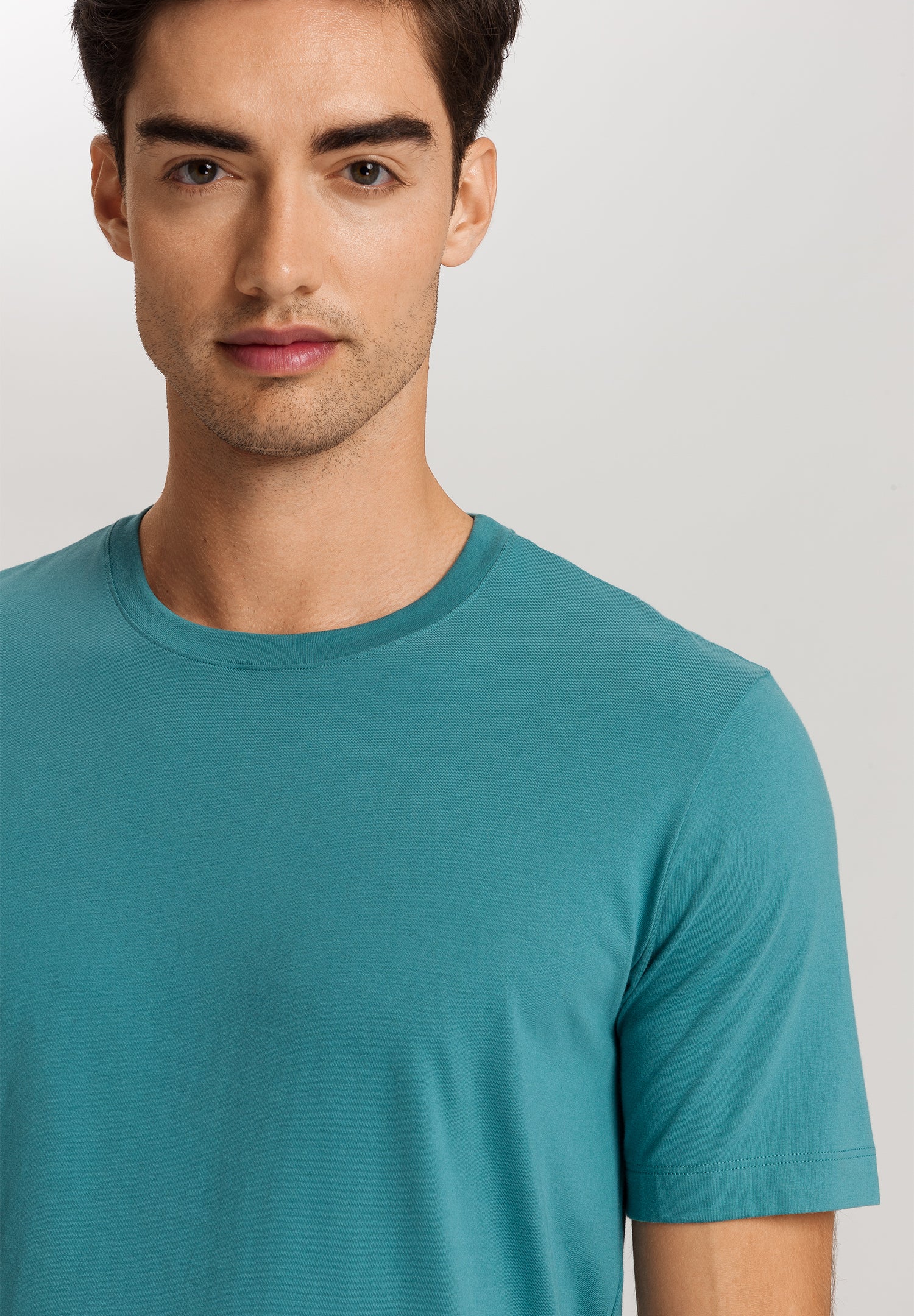 Living Shirts Jersey Cotton Crew Neck T-Shirt | Mountain Water 75050-2740