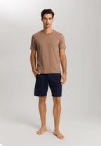 Living Shirts Jersey Cotton Crew Neck T-Shirt | Portabella Beige 75050-2823