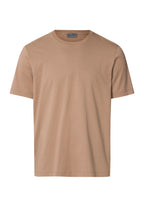 Living Shirts Jersey Cotton Crew Neck T-Shirt | Portabella Beige 75050-2823