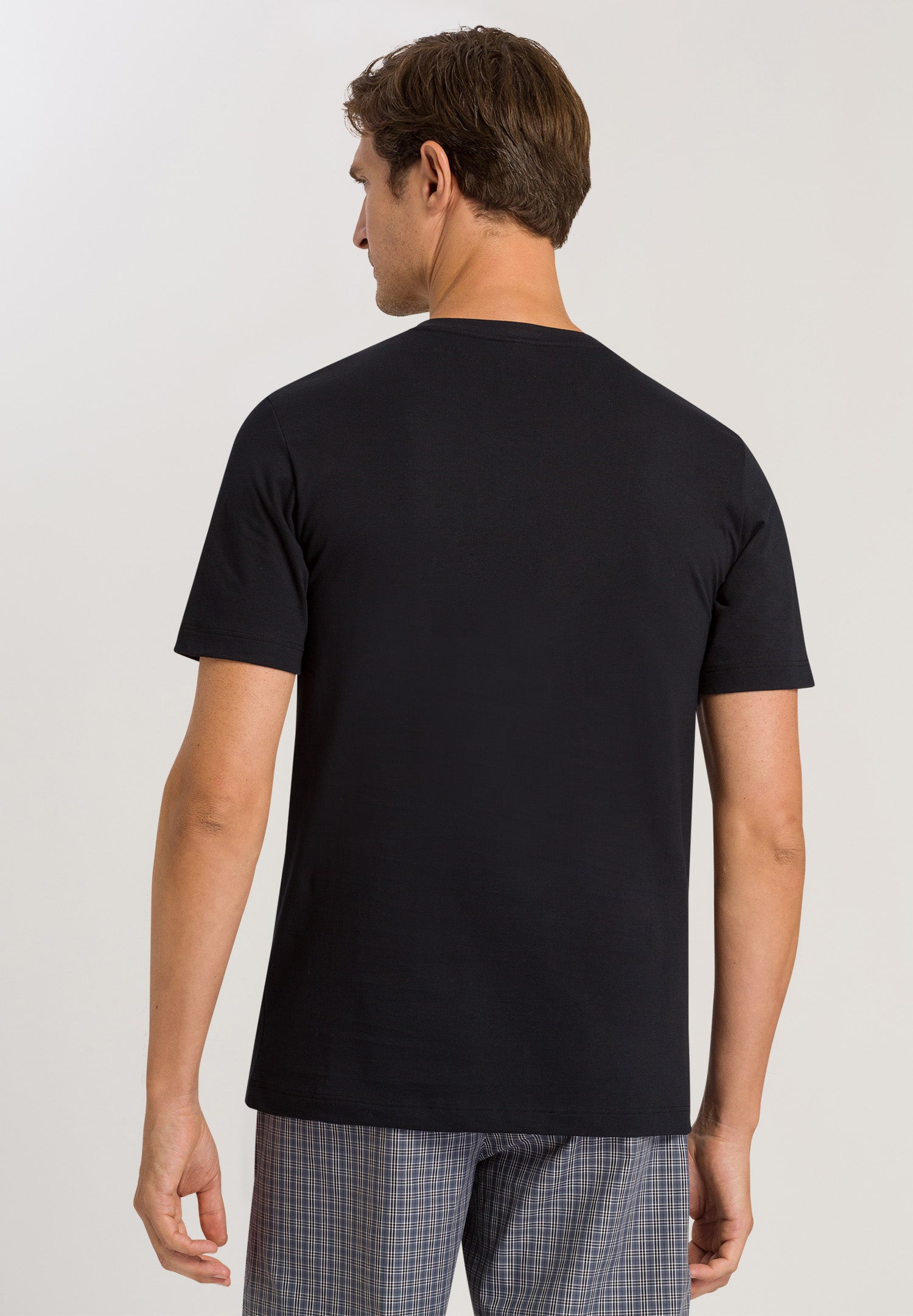 75051 Living Shirts Short Sleeve V-Neck Shirt - 019 Black