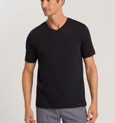 75051 Living Shirts Short Sleeve V-Neck Shirt - 019 Black