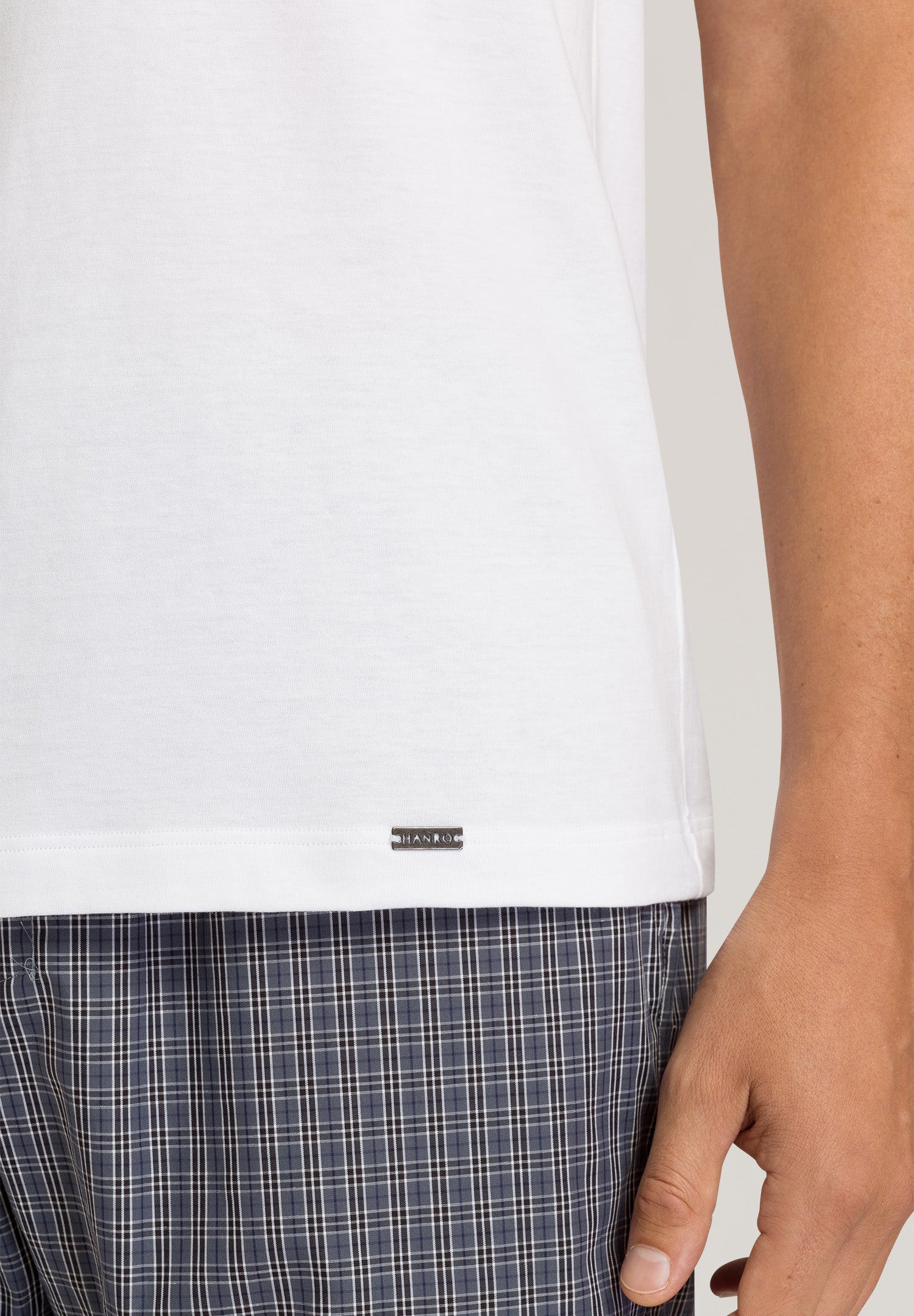 75051 Living Shirts Short Sleeve V-Neck Shirt - 101 White