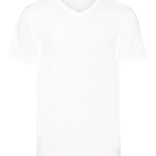 75051 Living Shirts Short Sleeve V-Neck Shirt - 101 White