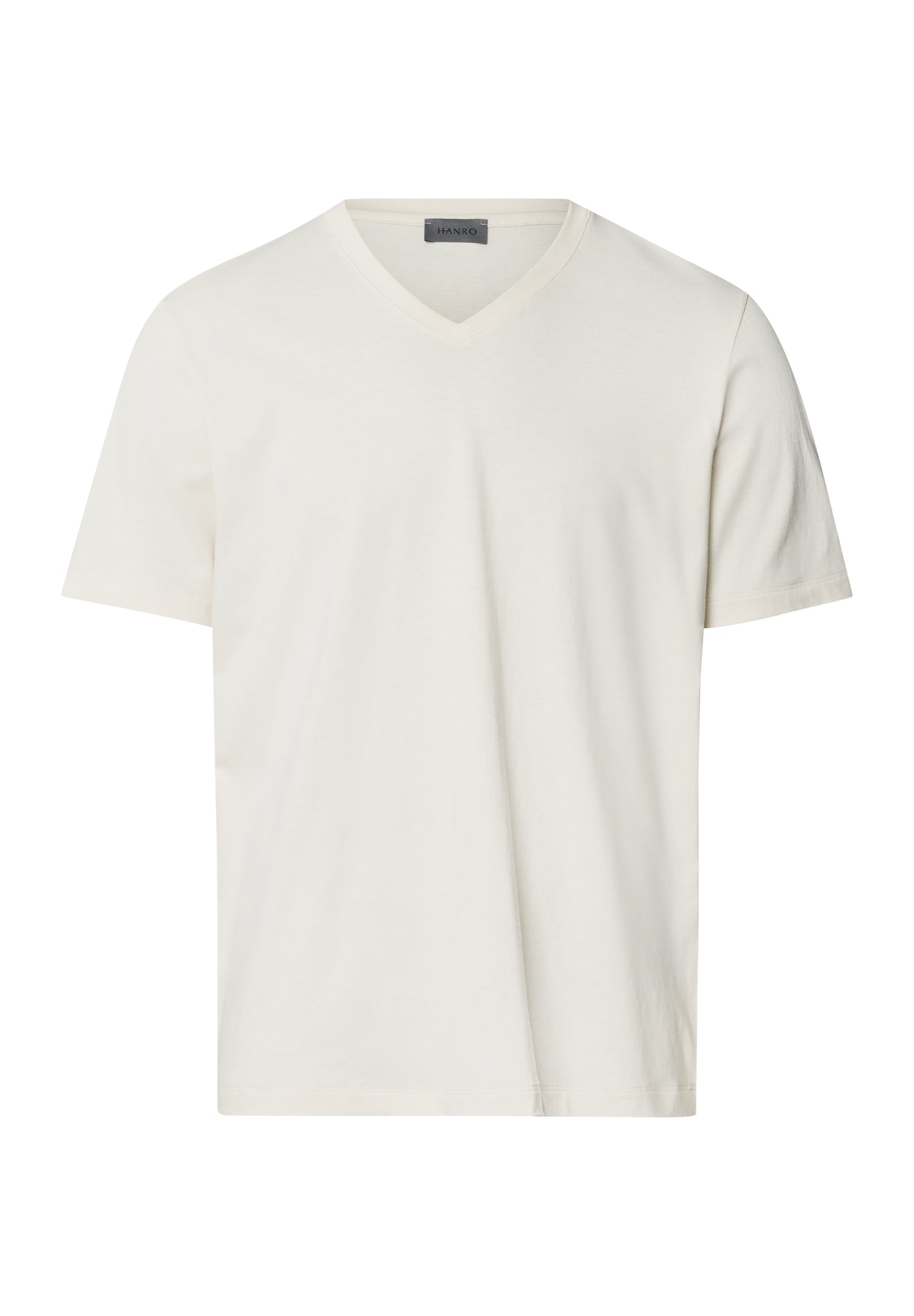 Living Shirts Jersey Cotton V-Neck T-Shirt | Warm Sand 75051-1200