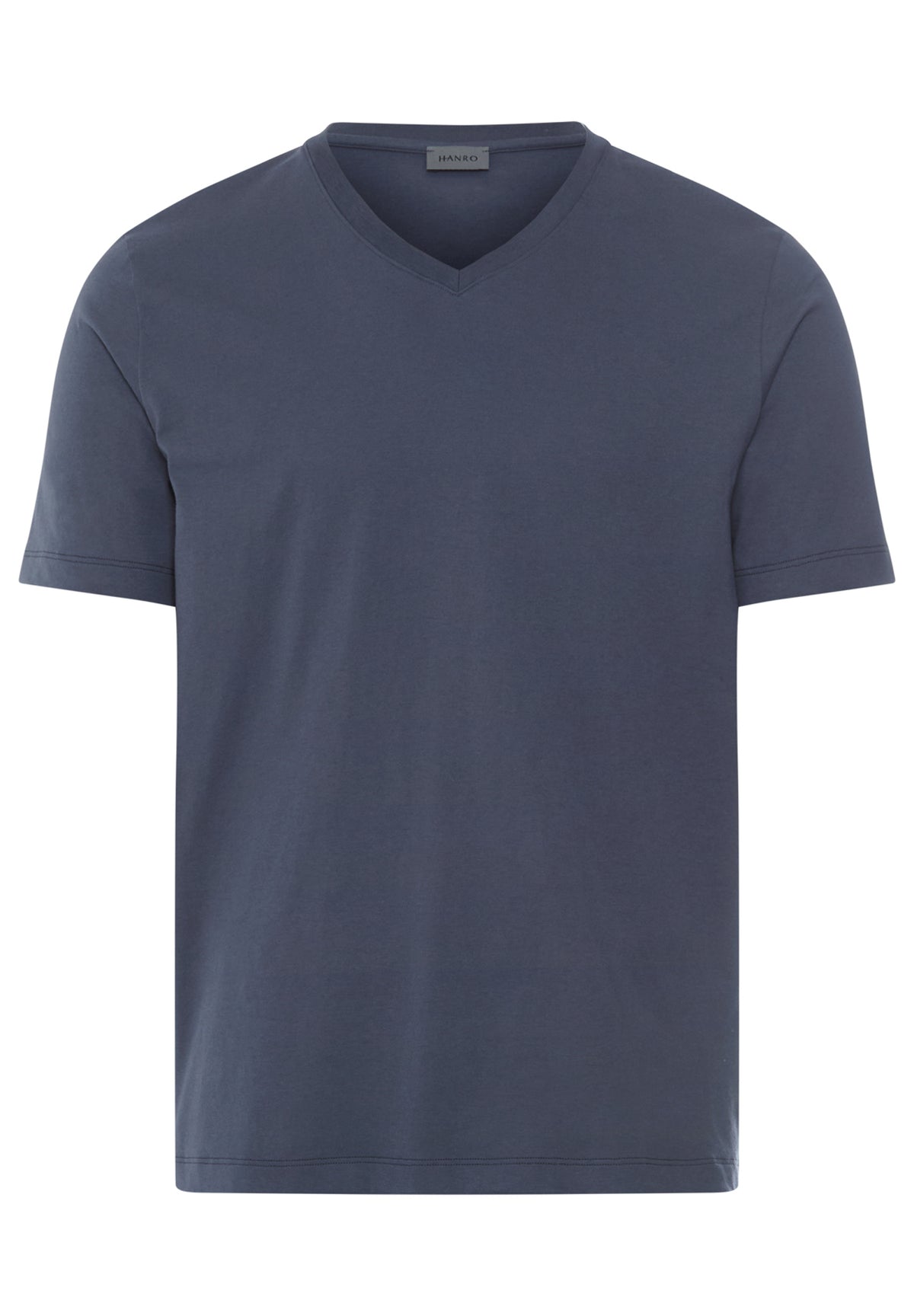 Living Shirts Cotton V-Neck T-Shirt | Stormy Gray 75051-2139