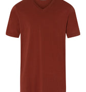 75051 Living Shirts Short Sleeve V-Neck Shirt - 2750 Russet Brown