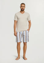 Living Shirts Jersey Cotton V-Neck T-Shirt | Moon 75051-2824