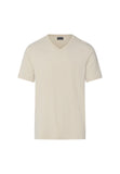 Living Shirts Jersey Cotton V-Neck T-Shirt | Moon 75051-2824