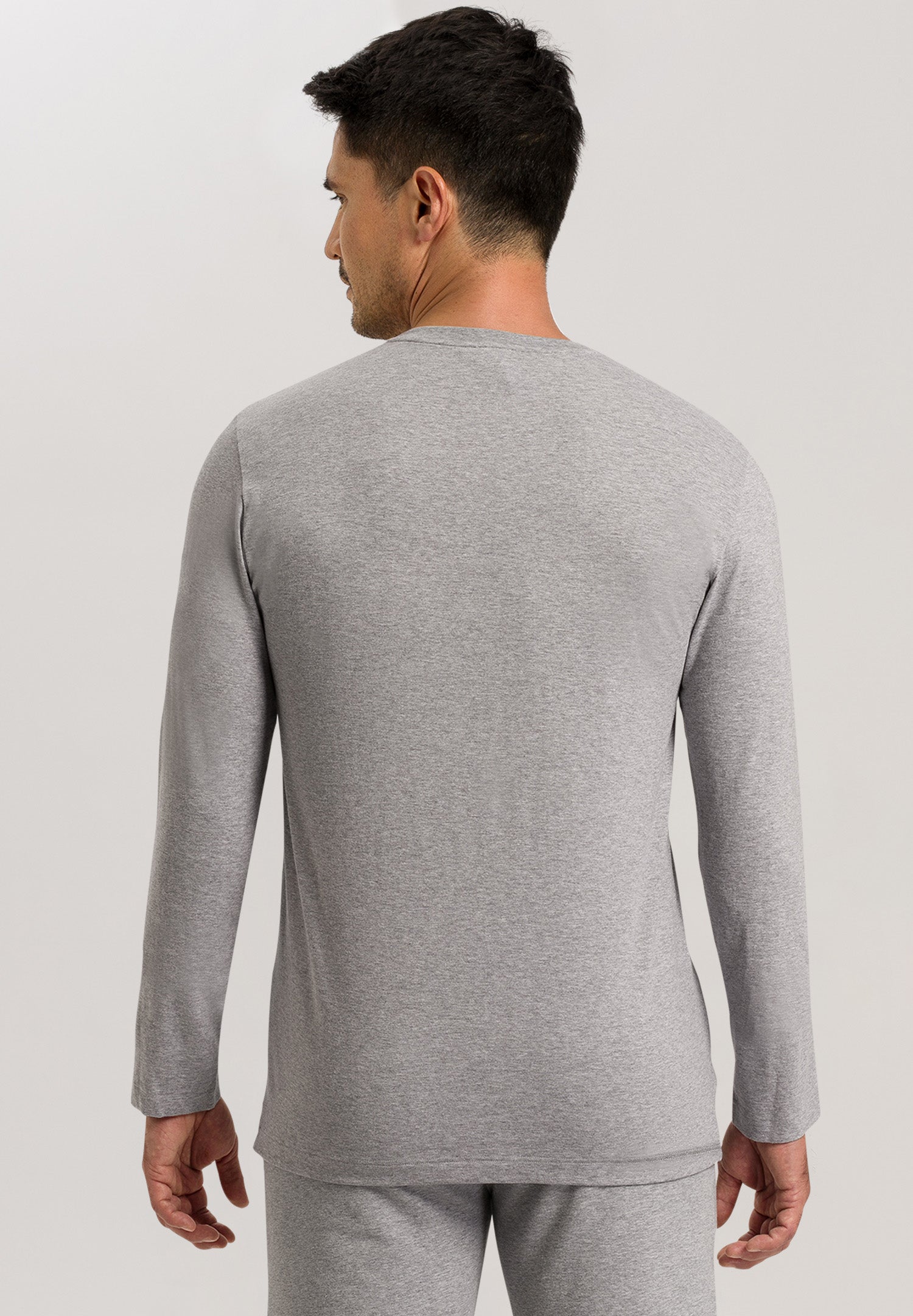 75053 Living Shirts Long Sleeve Shirt - 1036 Grey Melange