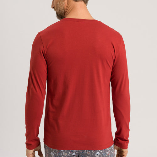75053 Living Shirts Long Sleeve Shirt - 2422 Red Ochre