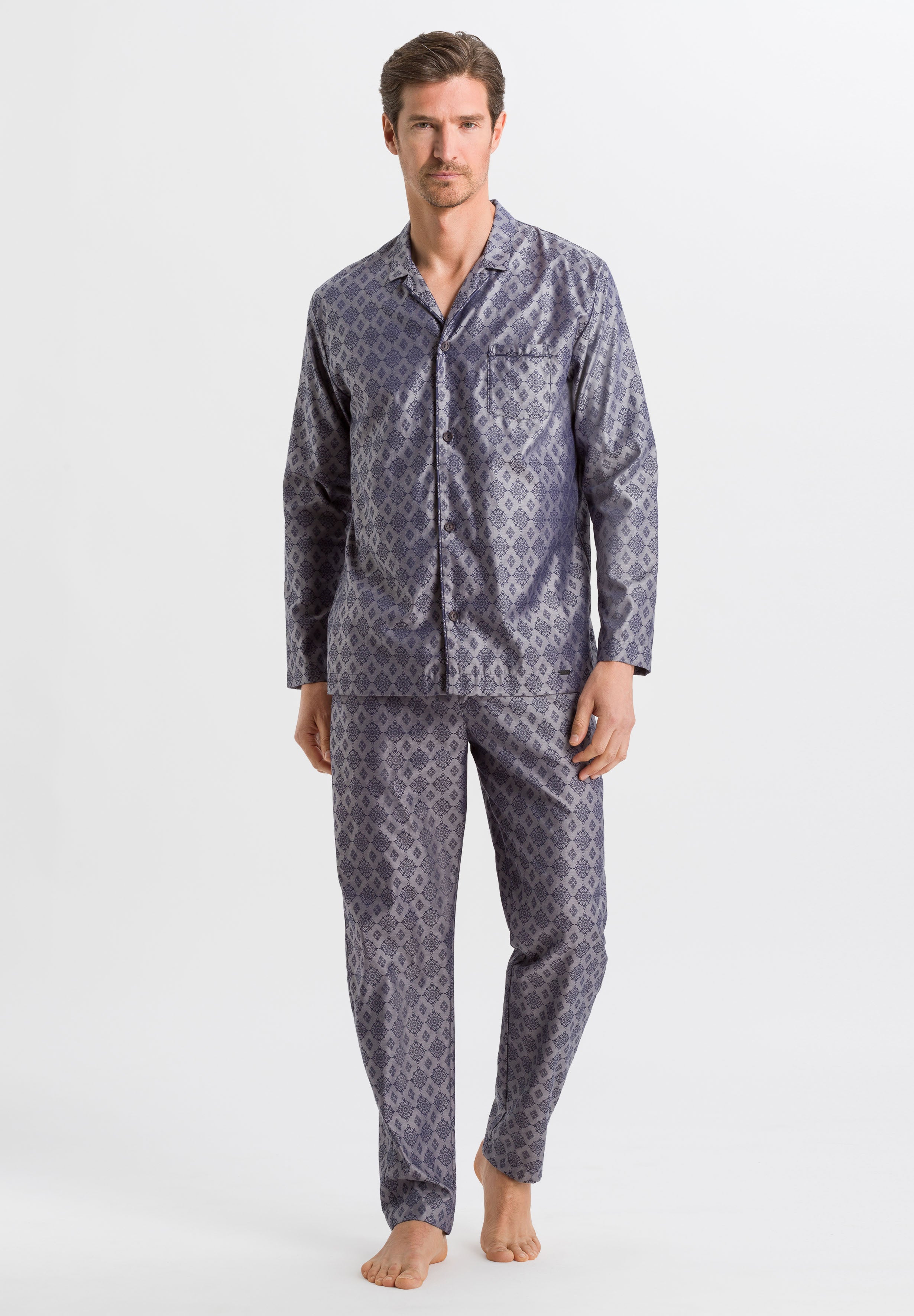 75092 Selection L/Slv Woven Pajama - 2943 Noble Ornament