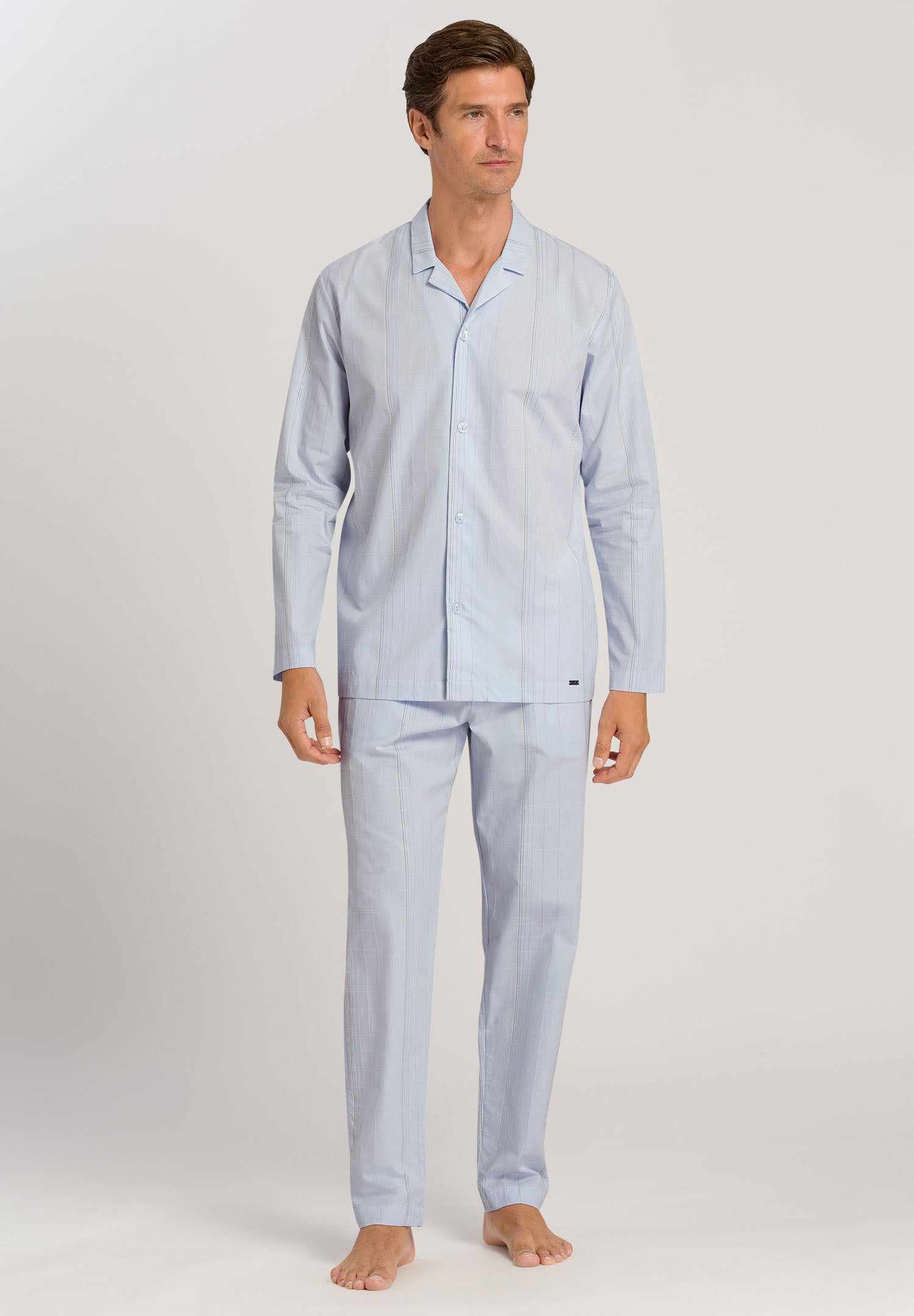 75095 Aurel Long Sleeve Pajama Set - 2950 Classy Check