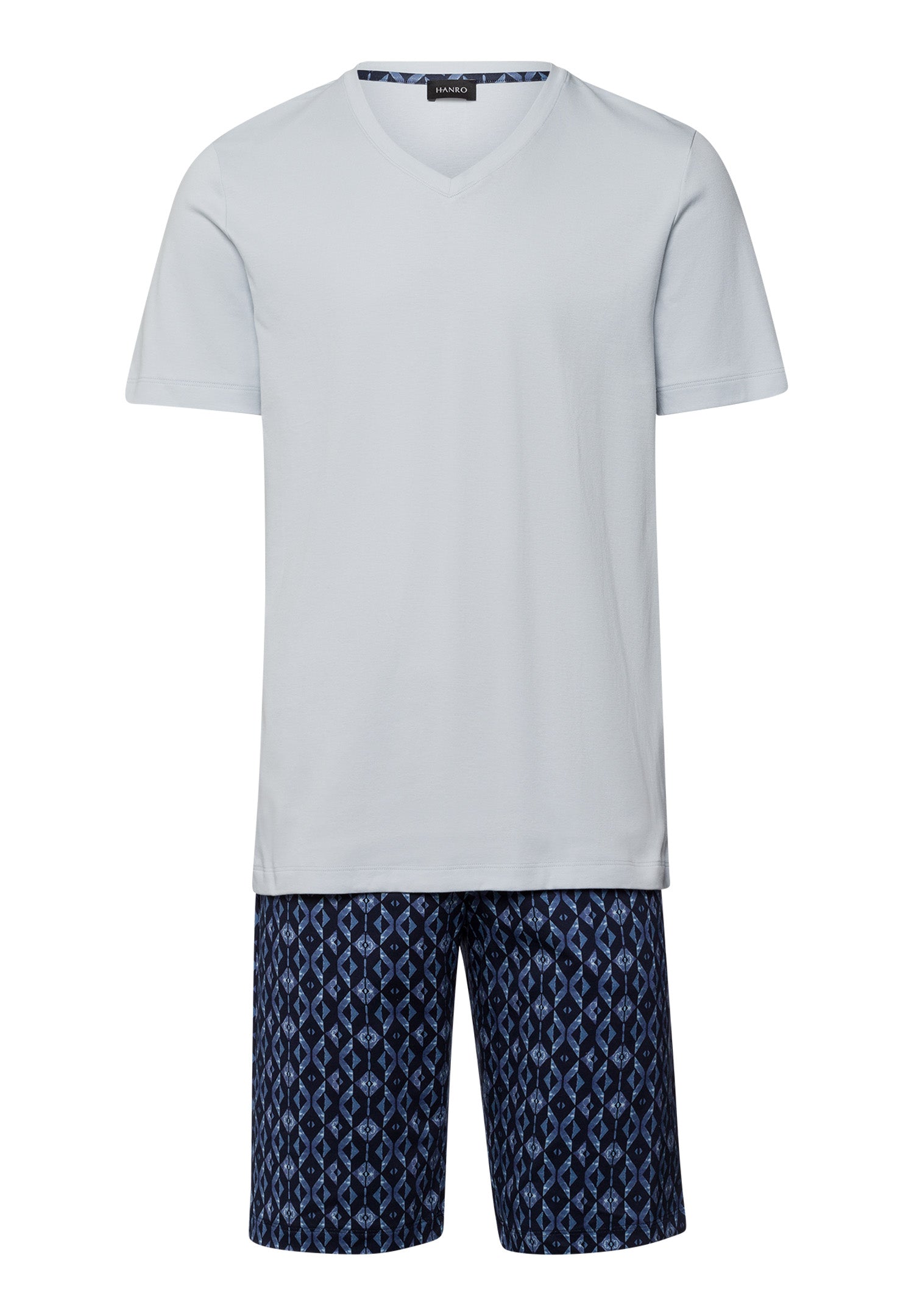 Night And Day Cotton Pajama Set | Blue Diamonds 75107-3023