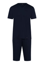 75108 Night Selection Short Sleeve Pajama Set - 1610 Deep Navy