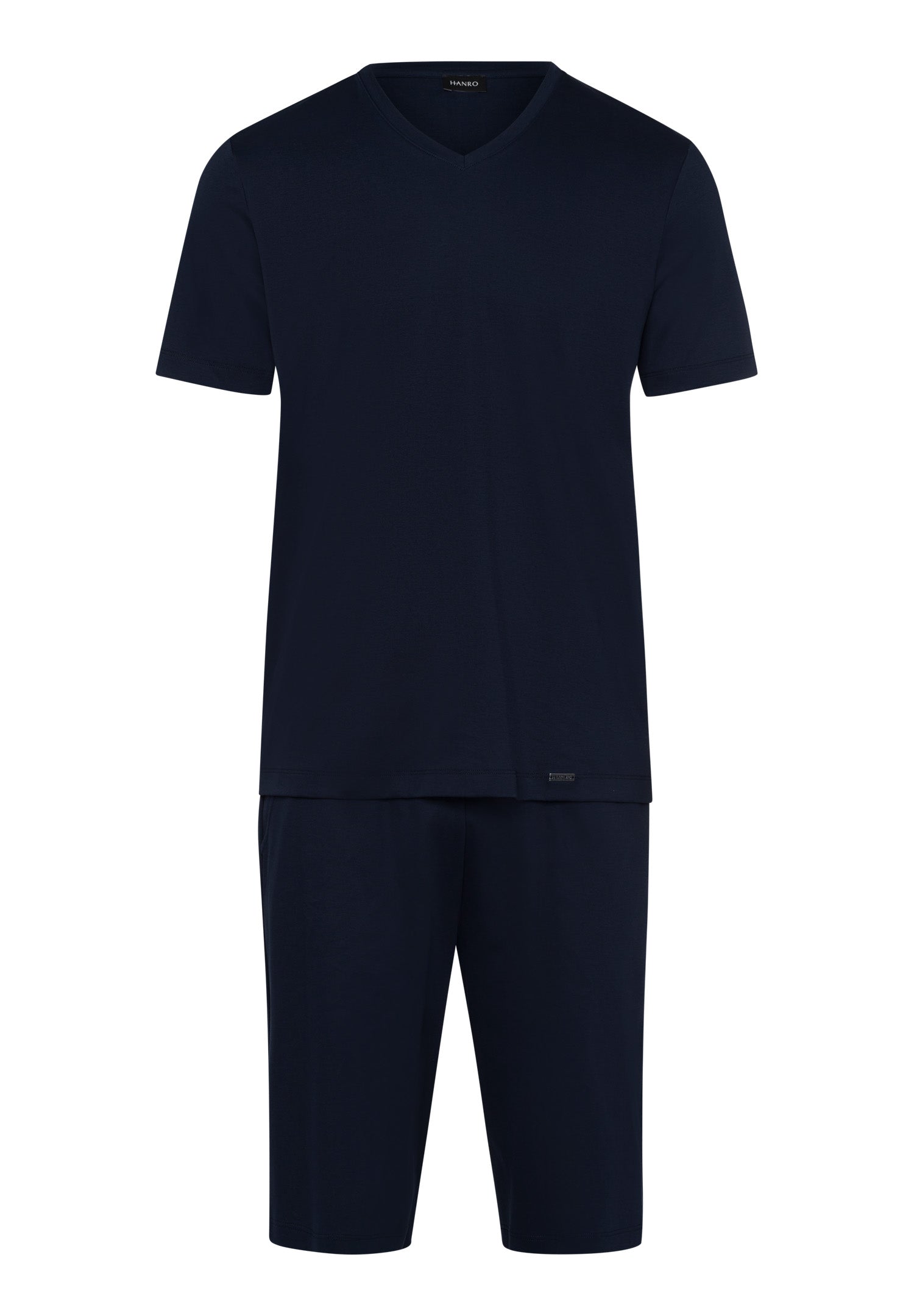75108 Night Selection Short Sleeve Pajama Set - 1610 Deep Navy