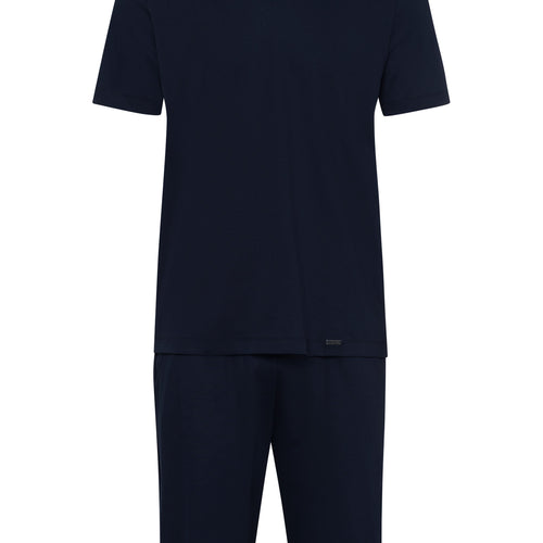 75108 Night Selection Short Sleeve Pajama Set - 1610 Deep Navy