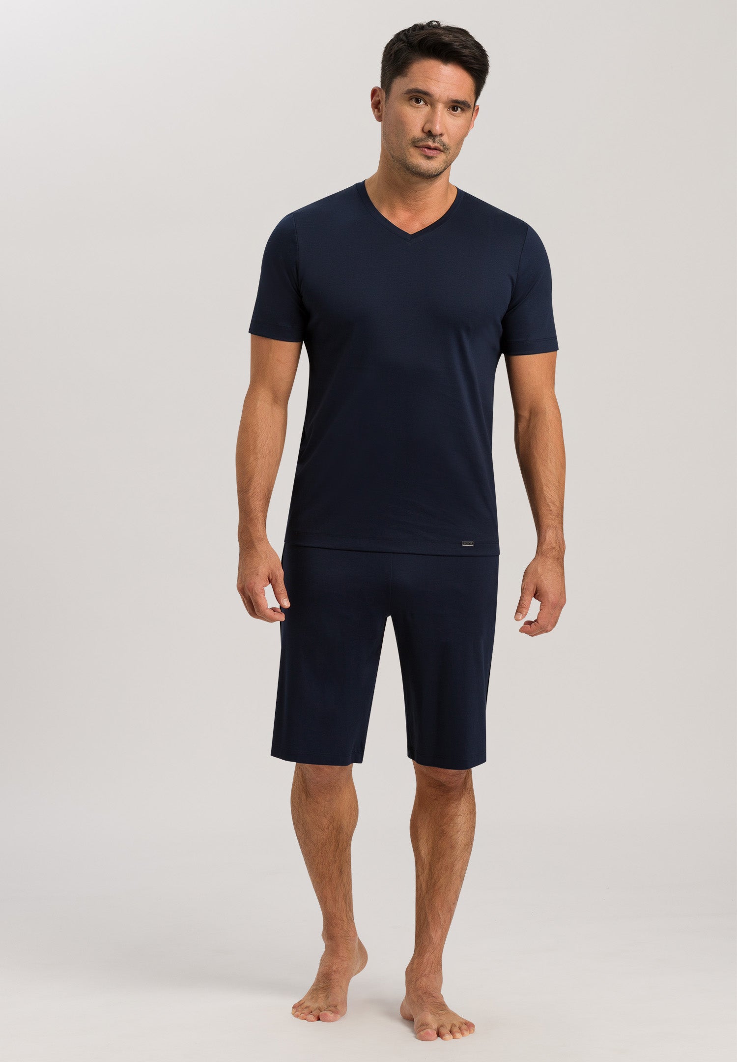 75108 Night Selection Short Sleeve Pajama Set - 1610 Deep Navy