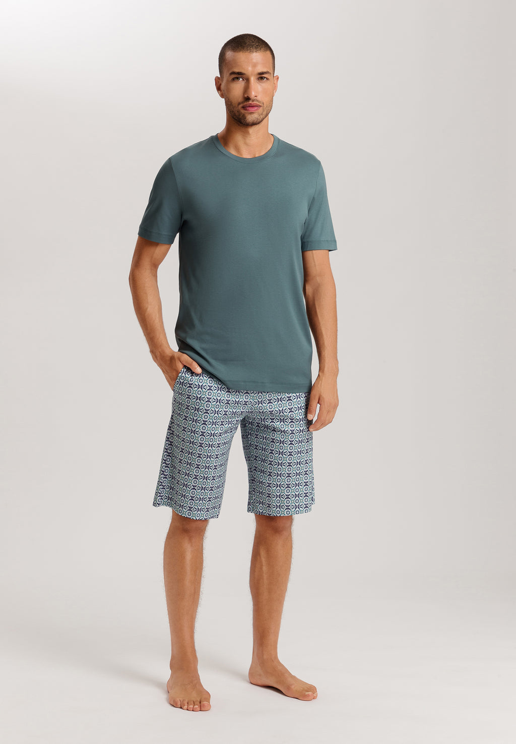 Night And Day Cotton Pajama Set | Tinted Mosaic 75110-3001
