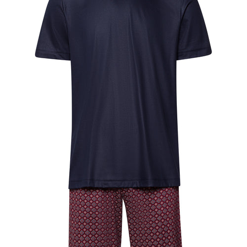 Night And Day Cotton Pajama Set | Red Gems Print 75110-3036
