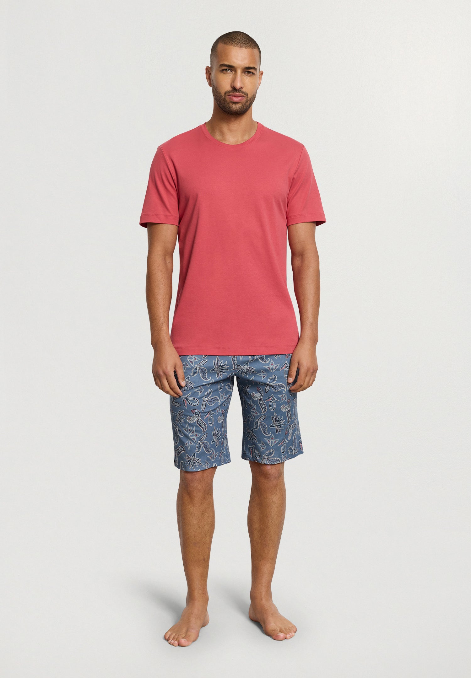 Night And Day Cotton Pajama Set | Seaside Paisley 75110-3102