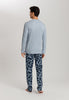 Night And Day Cotton Pajama Set | Night Blue Tiles 75111-3013