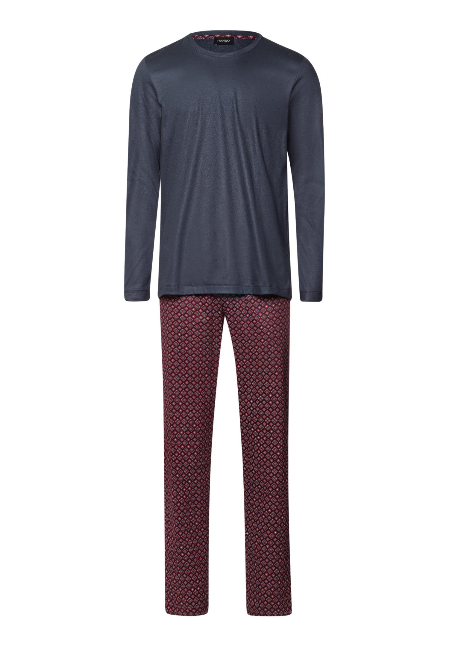 Night And Day Cotton Pajama Set | Red Gems Print 75111-3036