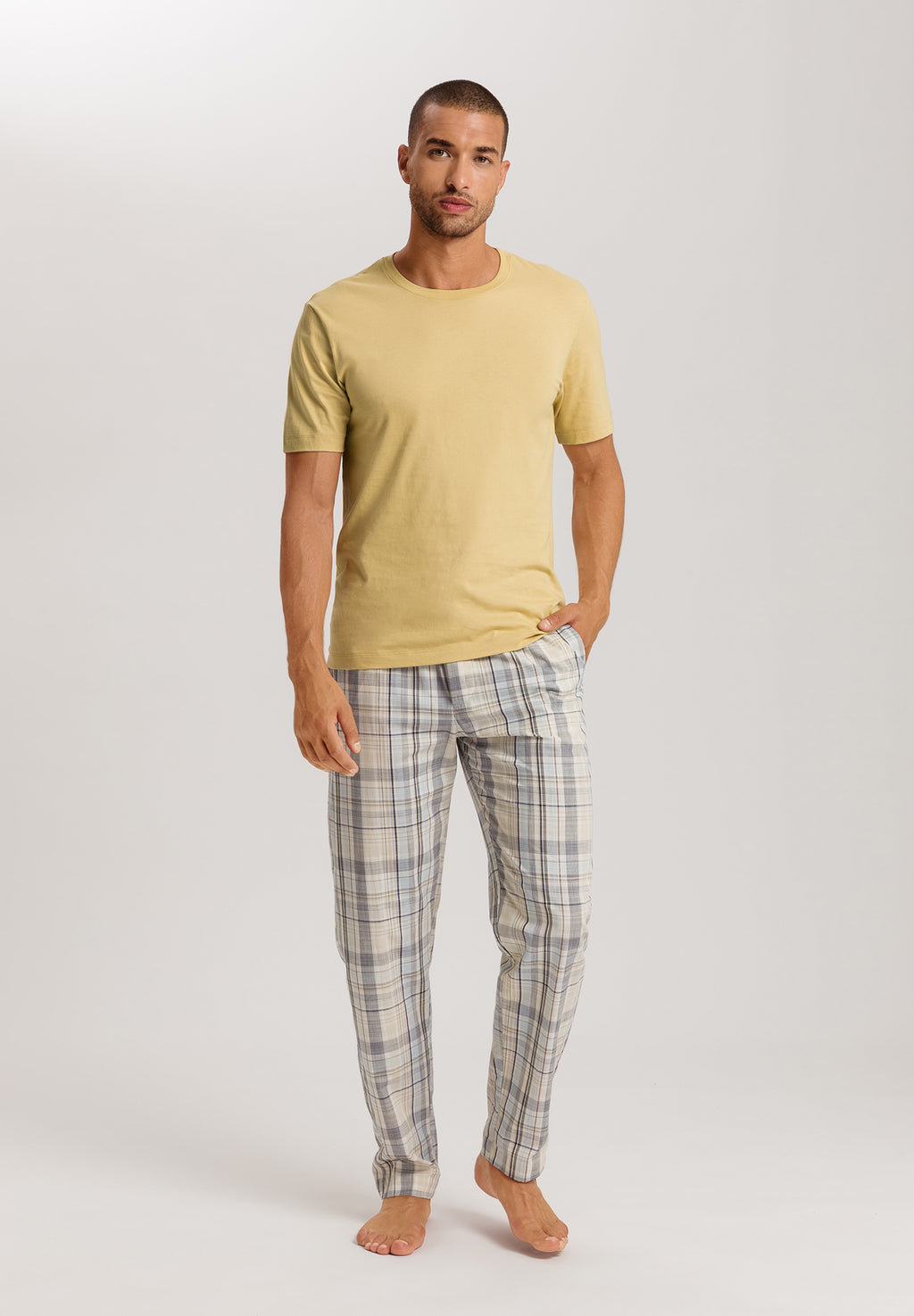 Night And Day Pants Woven | Gentle Check 75114-3018