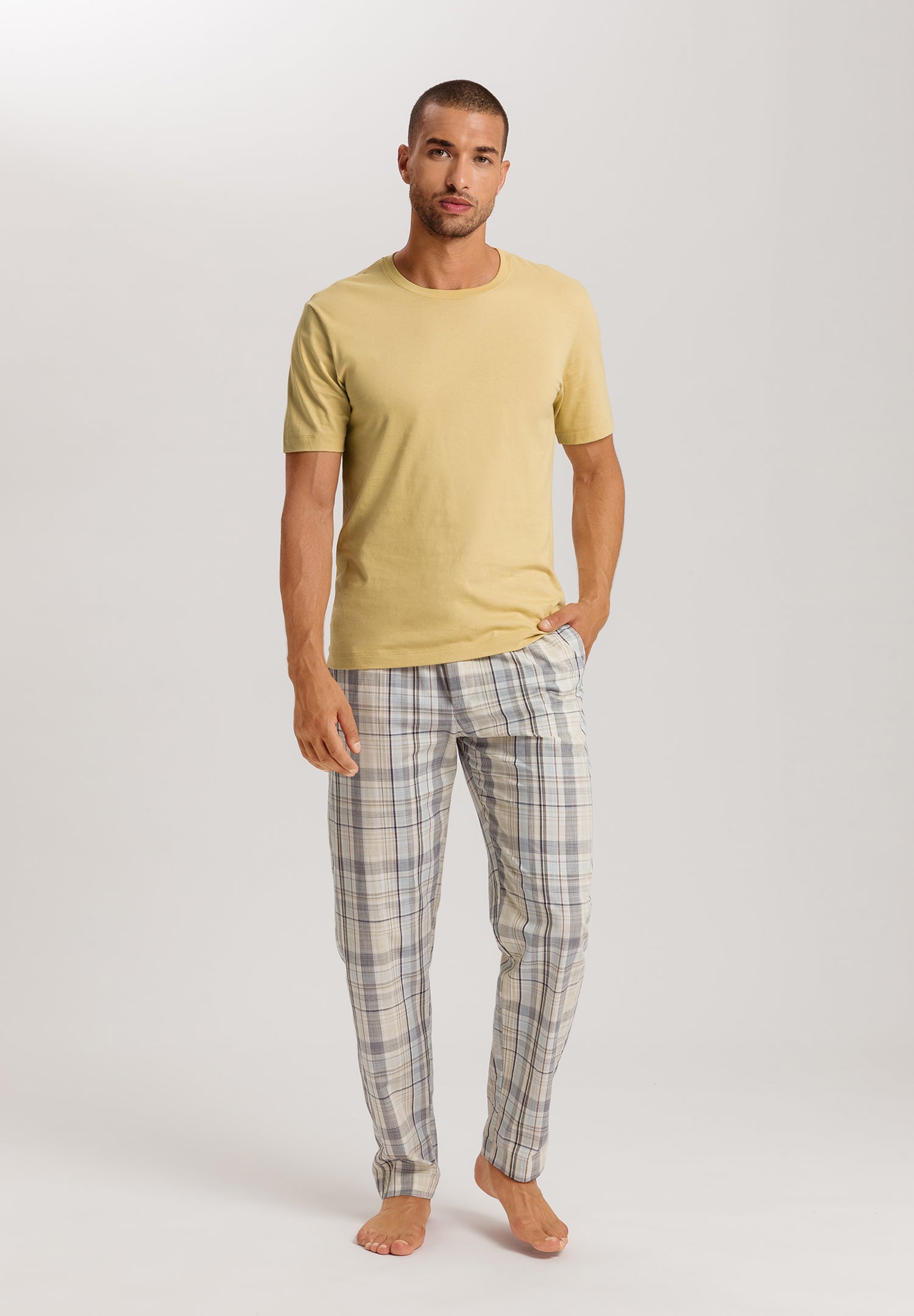 Night And Day Pants Woven | Gentle Check 75114-3018