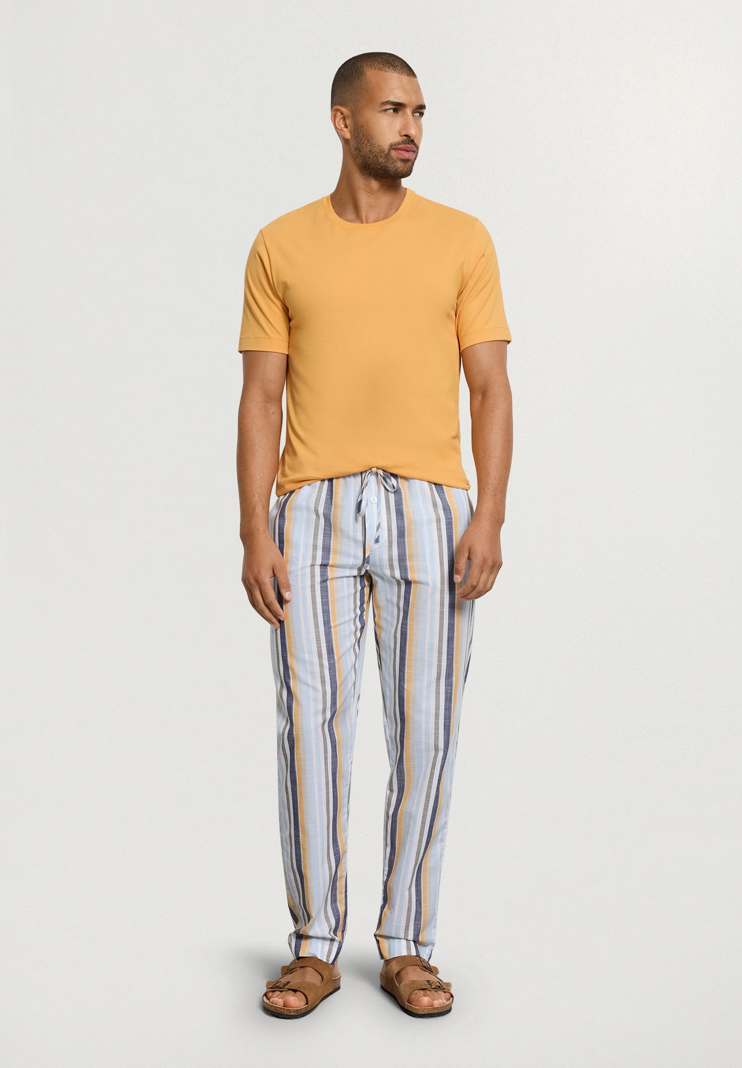 Night And Day Cotton Woven Pajama Pants | Sunset Stripe 75114-3109