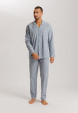 Night And Day Woven Cotton Pajama Set | Sea Breeze Check 75115-3017
