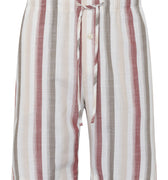 75117 Night & Day SHORT WOVEN PANT - 2876 Russet Beige Stripe