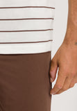 75120 Night & Day Short Pajama - 2878 Cedar Stripes